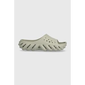 Natikače Crocs Echo Slide za žene, boja: siva, 208170