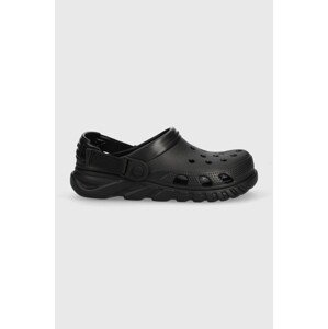 Natikače Crocs Duet Max II Clog za žene, boja: crna, s platformom, 208776