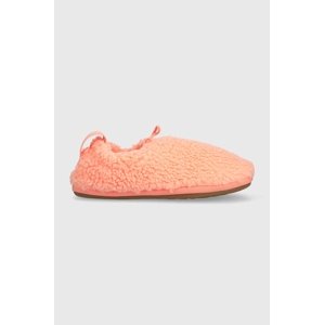 Dječje papuče UGG K PLUSHY SLIPPER boja: narančasta