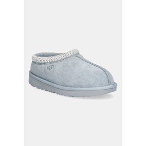 Dječje kućne papuče od brušene kože UGG T TASMAN II boja: bež, 1019066T