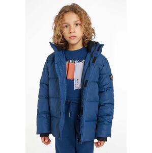 Jakna Calvin Klein Jeans boja: tamno plava