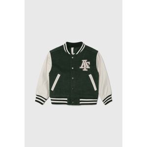 Dječja bomber jakna Abercrombie & Fitch boja: zelena