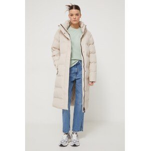 Jakna Superdry za žene, boja: bež, za zimu