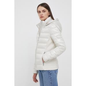 Jakna Calvin Klein za žene, boja: bež, za zimu