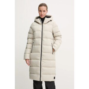 Pernata jakna Jack Wolfskin Frozen Palace za žene, boja: siva, za zimu, 1204133