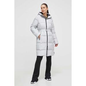 Pernata jakna Jack Wolfskin za žene, boja: siva, za zimu
