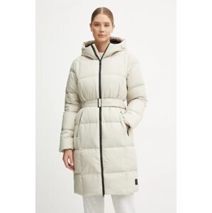 Pernata jakna Jack Wolfskin za žene, boja: siva, za zimu