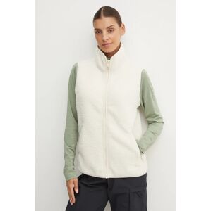 Prsluk Jack Wolfskin boja: bež, za prijelazno razdoblje