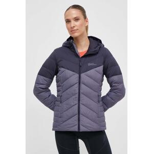 Sportska pernata jakna Jack Wolfskin Tundra boja: tamno plava
