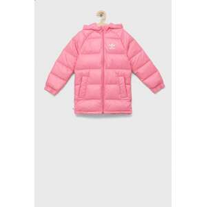 Dječja pernata jakna adidas Originals DOWN JACKET ELO boja: ružičasta