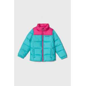 Dječja jakna Columbia U Puffect Jacket boja: tirkizna