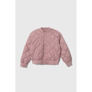 Dječja bomber jakna Abercrombie & Fitch boja: ružičasta