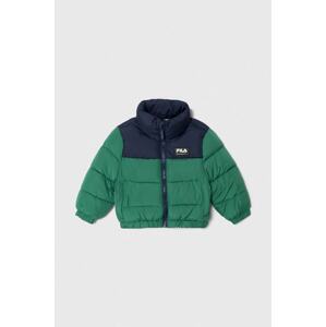 Dječja jakna Fila THELKOW blocked padded jacket boja: zelena