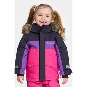 Dječja zimska jakna Didriksons BJÄRVEN KIDS PARKA boja: ružičasta