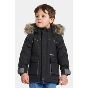 Dječja zimska jakna Didriksons KURE KIDS PARKA boja: crna