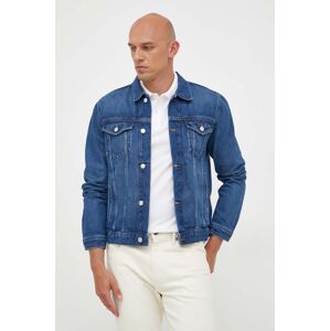 Traper jakna Tommy Hilfiger za muškarce, boja: tamno plava, za prijelazno razdoblje, MW0MW32110