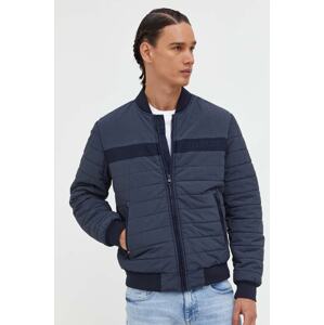 Bomber jakna Tommy Hilfiger za muškarce, boja: tamno plava, za prijelazno razdoblje