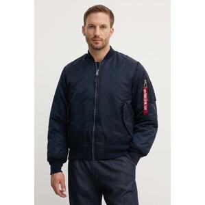 Jakna Alpha Industries Bomber & Flightjackets MA-1 za muškarce, boja: tamno plava, za prijelazno razdoblje, oversize, 100101.07-rep.blue