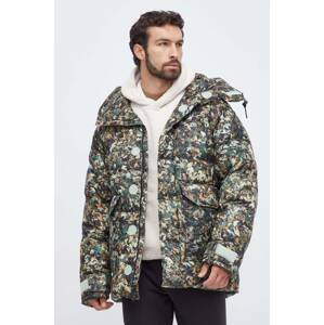 Pernata jakna The North Face za muškarce, boja: zelena, za zimu