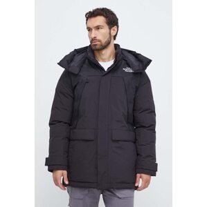 Jakna The North Face za muškarce, boja: crna, za zimu