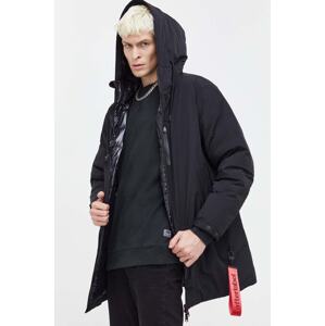 Pernata jakna After Label za muškarce, boja: crna, za zimu