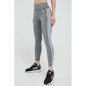Tajice za trening adidas Performance Train Essentials boja: siva, melanž