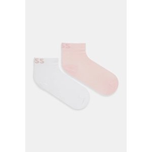 Čarape BOSS 2-pack boja: bijela
