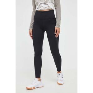 Tajice za trening Reebok Lux COLLECTION boja: crna, bez uzorka, 100028134