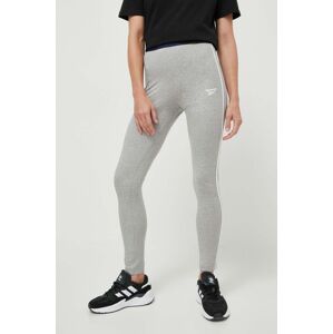 Tajice Reebok za žene, boja: siva, melanž