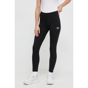 Tajice Reebok za žene, boja: crna, bez uzorka