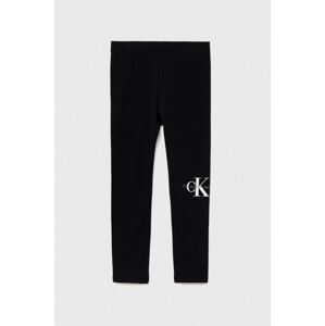 Dječje tajice Calvin Klein Jeans boja: crna, s tiskom