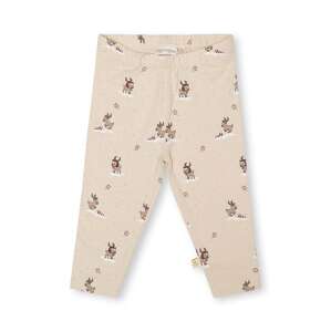 Pamučne tajice za bebe That's mine Elois Leggings 8539 boja: bež, s uzorkom, ELOIS