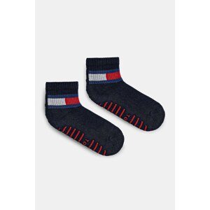 Dječje čarape Tommy Hilfiger 2-pack boja: tamno plava