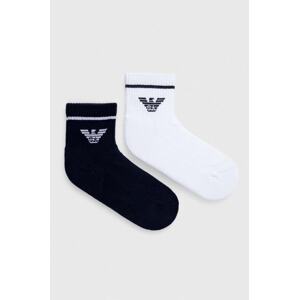Dječje čarape Emporio Armani 2-pack boja: tamno plava