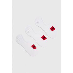 Čarape HUGO 3-pack za muškarce, boja: bijela, 50496082