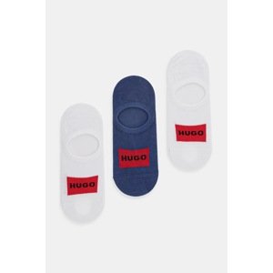 Čarape HUGO 3-pack boja: crna