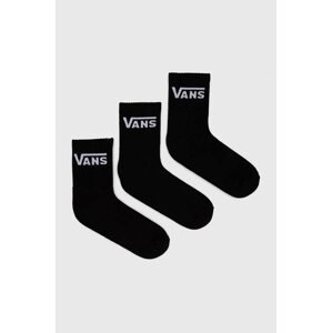 Čarape Vans 3-pack za muškarce, boja: crna
