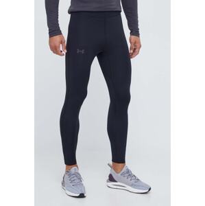 Tajice za trčanje Under Armour Qualifier Elite boja: crna, bez uzorka, 1379296