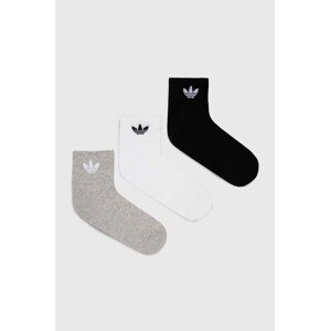 Čarape adidas Originals 3-pack boja: bijela, IJ5612