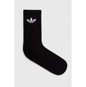 Čarape adidas Originals 6-pack boja: crna, IJ5618