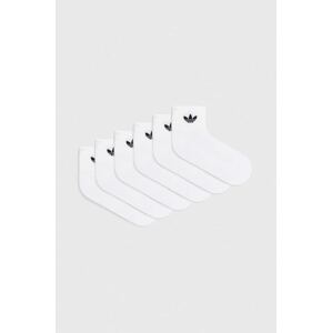 Čarape adidas Originals 6-pack boja: bijela, IJ5627