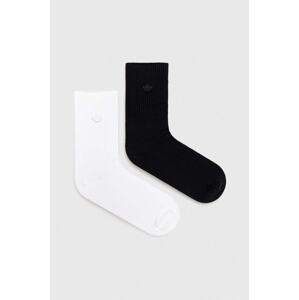 Čarape adidas Originals 2-pack boja: bijela, IC8699