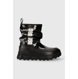 Čizme za snijeg UGG Classic Brellah Mini za žene, boja: crna, 1144059