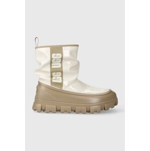 Čizme za snijeg UGG Classic Brellah Mini za žene, boja: bež, 1144059