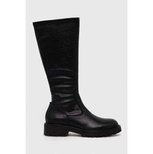 Čizme Vagabond Shoemakers KENOVA za žene, boja: crna, s debelom potpeticom, 5641.102.20