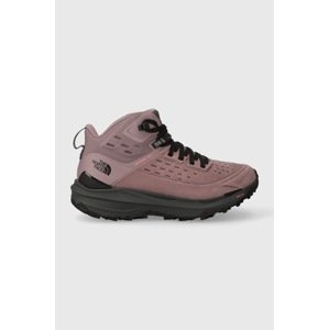 Cipele The North Face Vectiv Exploris 2 Mid Futurelight Leather za žene, boja: ljubičasta