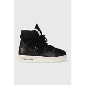 Čizme za snijeg U.S. Polo Assn. VEGY boja: crna, VEGY005W/CHY1