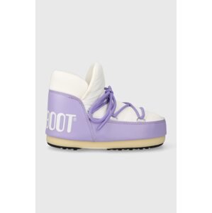 Čizme za snijeg Moon Boot PUMPS BI-COLOR boja: ljubičasta, 14601900.001