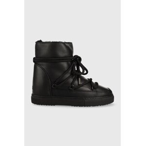 Kožne cipele za snijeg Inuikii FULL LEATHER WEDGE boja: crna, 75203-087