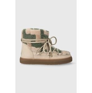 Čizme za snijeg Inuikii Shearling Zigzag boja: bež, 75202-090